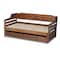 Baxton Studio Jameson Walnut Finished Expandable Twin Size to King Size Daybed 167-10733 - alternate 3